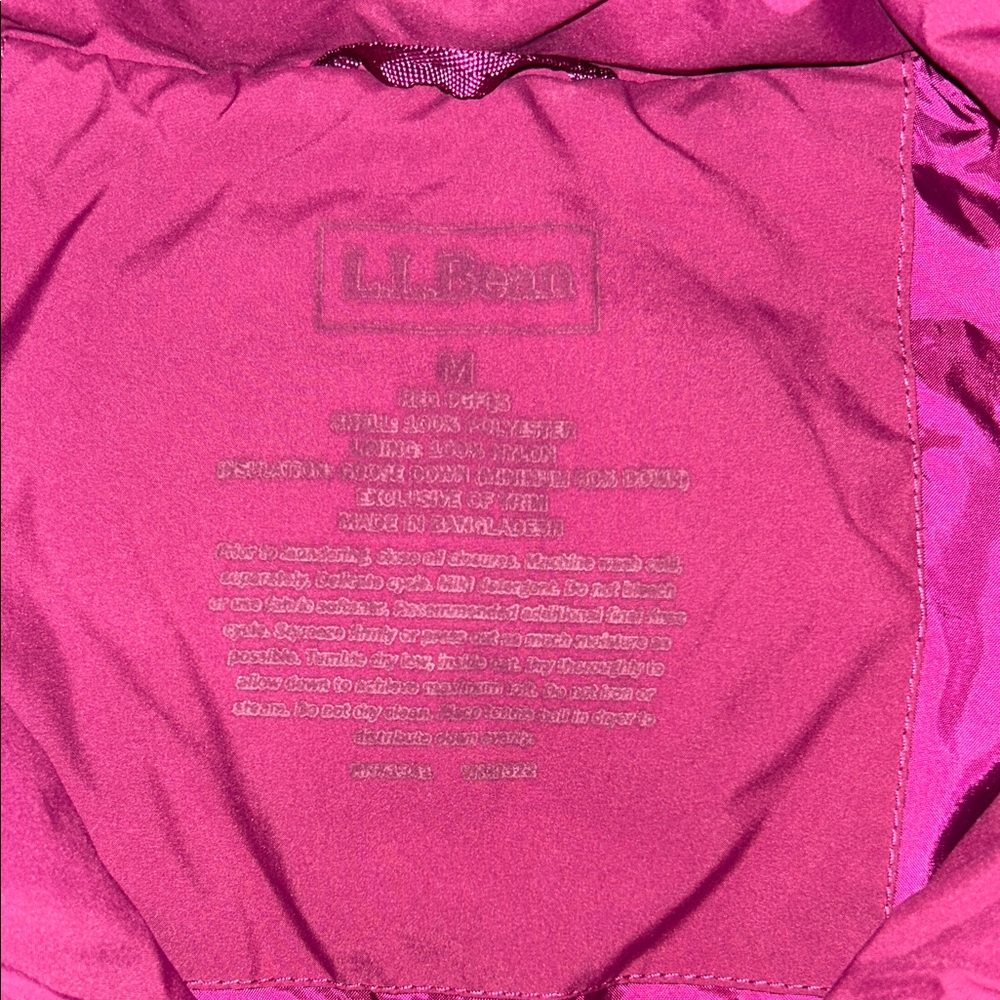L.L. Bean Women's Chevron Quilted Puffer Jacket - Plum Gorpcore - Picture 3 of 6